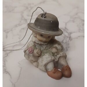 Bahner Studio Anne Geddes Ornament Girl Holding Rose 1997 Christmas A3